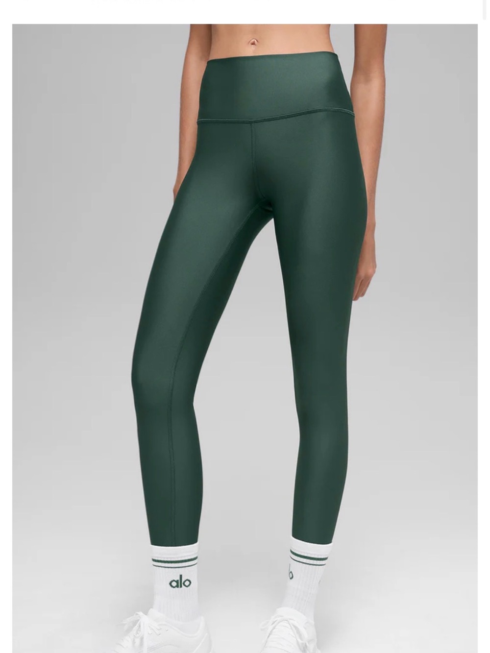 ALO Yoga High-Waist Airlift Dark Teal Leggings
